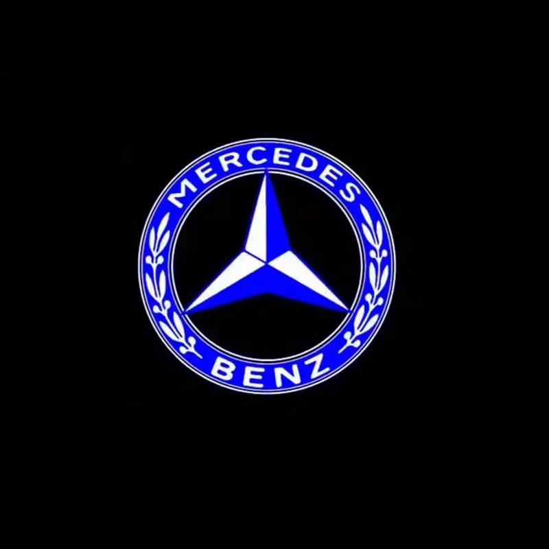 2/4 шт. Светодиодная приветственная подсветка двери автомобиля Проектор логотипа Для Mercedes Benz W212 W205 AMG ML W166 W176 W177 W213 W246 GLB GLC GLA GLS GLE