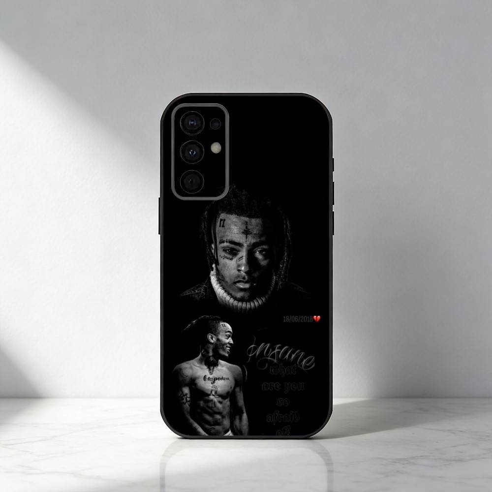 Чехол для телефона рэпера X-XXXTENTACION-S для Samsung S25,S24,S21,S22,S23,S30,Ultra,S20,Plus,Fe,Note,5G Черный