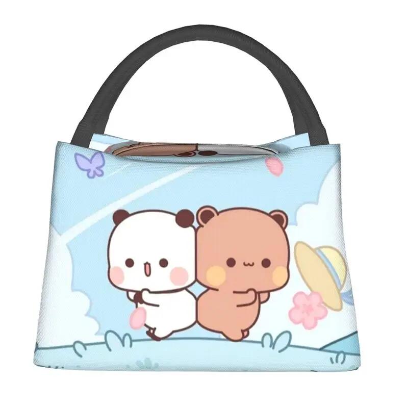 Индивидуальный романтический персиковый и гома моти кошка сумка для обеда женская сумка-холодильник термоизолированный ланч-бокс для офисных поездок