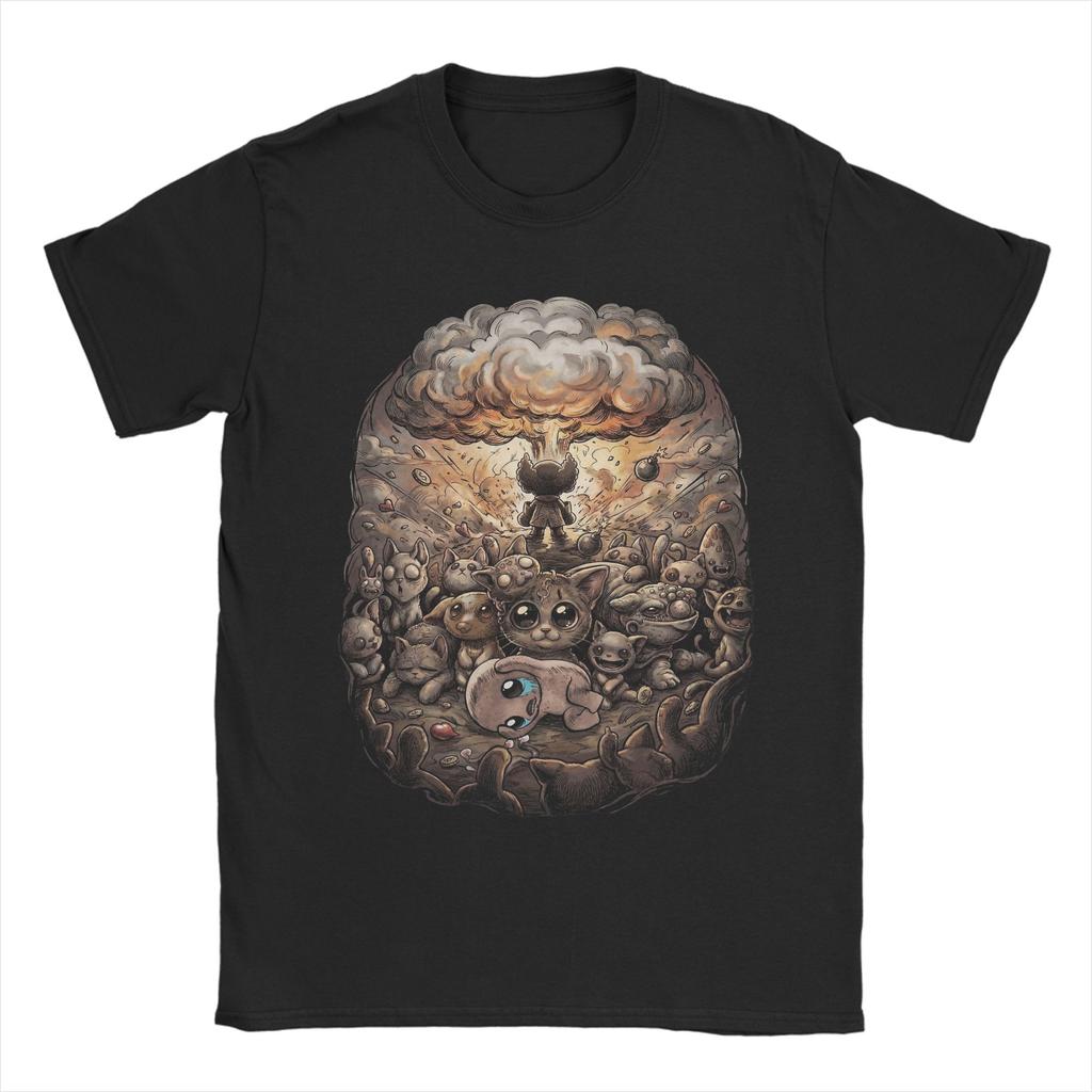Mewgenics Characters Cat Game TShirts for Unisex  Novelty Cotton Tee Shirt Round Collar Short Sleeve T Shirt Summer Clothes