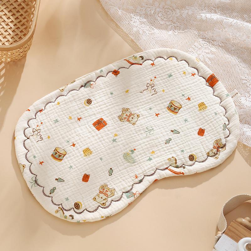 Newborn Baby Cloud Pillow - Anti-Spit-Up Headrest and Towel Pillow