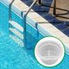 Pool Skimmer Basket 19cm Diameter Filter Basket with Handle SP1091LX Replacement Skimmer Basket for Pool Cleaning Maintenance