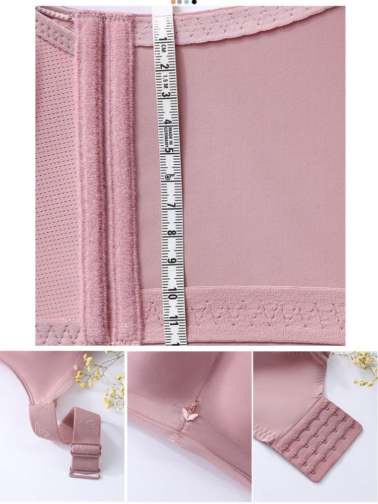 Sexy Large Size Adjustable Non-marking Underwear Female Thin Section of Large Breasts On The Support Anti-slip Polymerization To Collect Breasts Bra