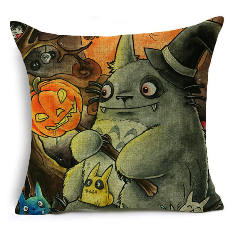Halloween Horror Collection Themed Pillowcase Holiday Gift Party Decoration Sofa Cushion Cover 40*40cm/45*45cm/50*50cm