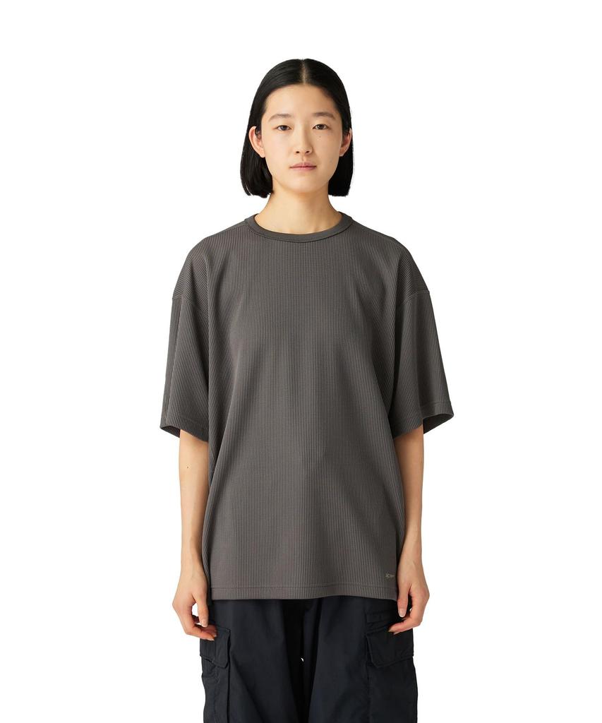 Snow Peak Сухая термофутболка с коротким рукавом и размером, угольная, TS-25AU002, рукав, мужская, женская, L,