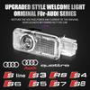 Audi HD Car Door Welcome Light Led Projector Lamp For SLINE QUTTRO S2 S3 S4 S5 S6 S7 S8 S RS A3 A4 B8 8P 8V A6 C7 A5 Q5 B7 B6 B9