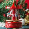 1Pc Christmas Decoration Octave Carousel Music Box Gifts New Year