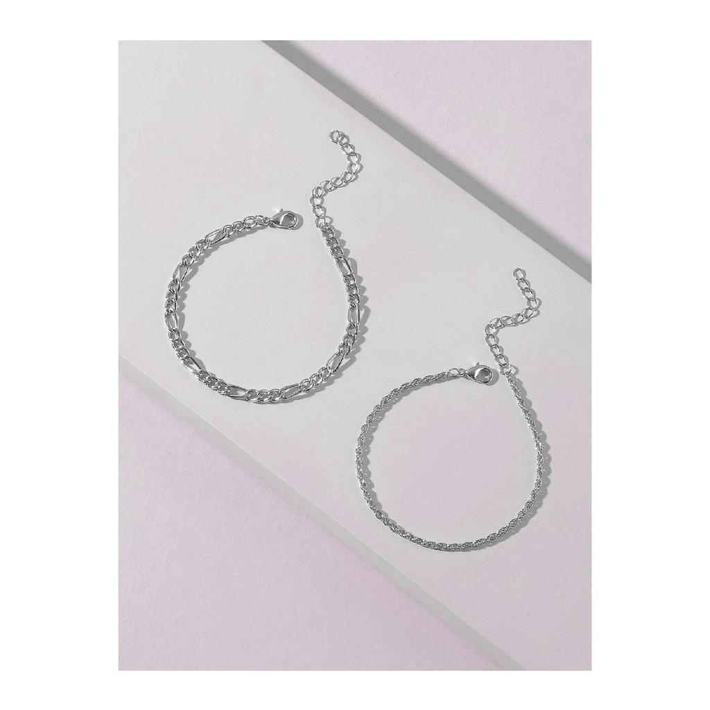 Серебряный цветной комбинированный браслет унисекс avin и Burgu - 2123