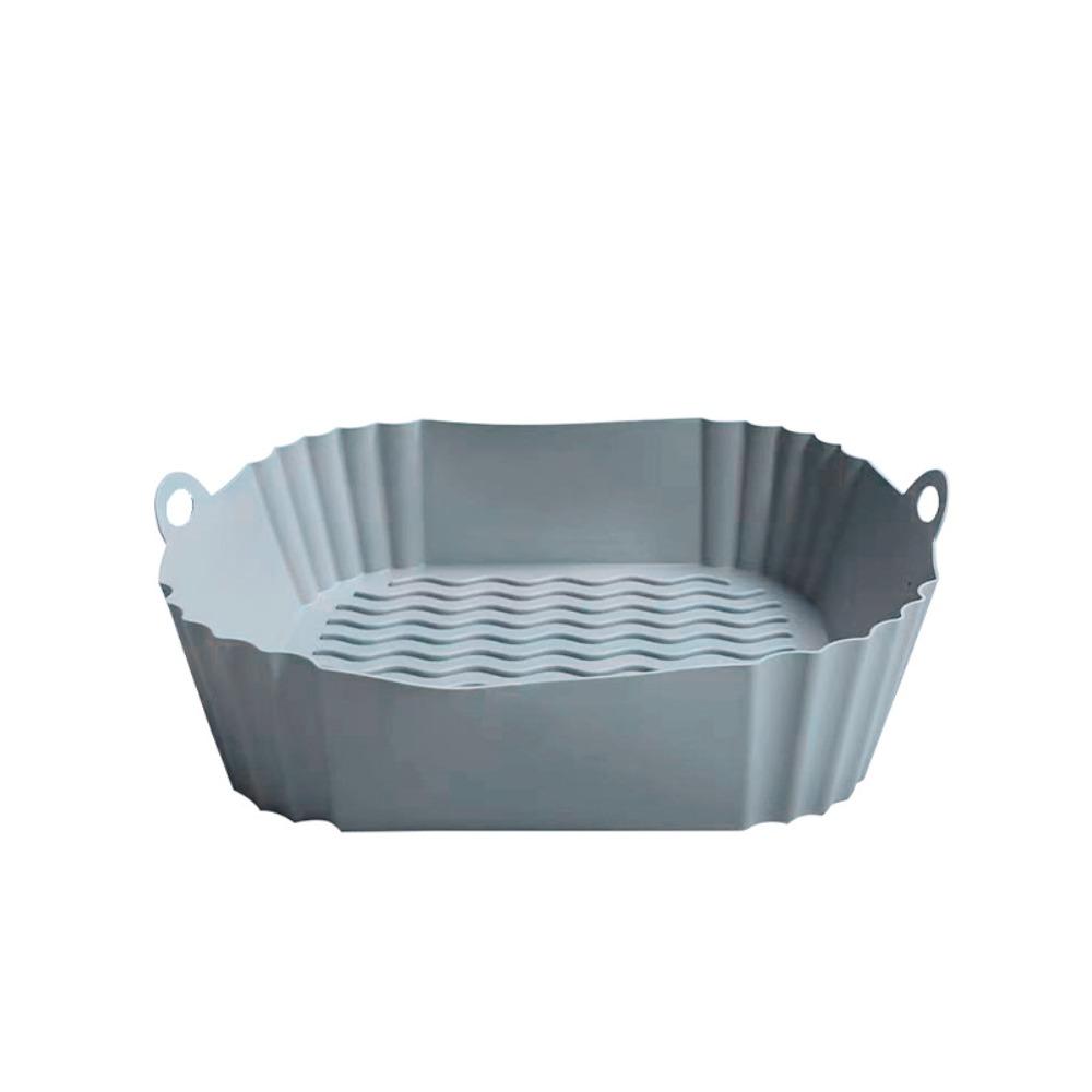 Soft Square Silicone Pot Mould Liners Baking Basket New Silicone Mold for Air Fryer