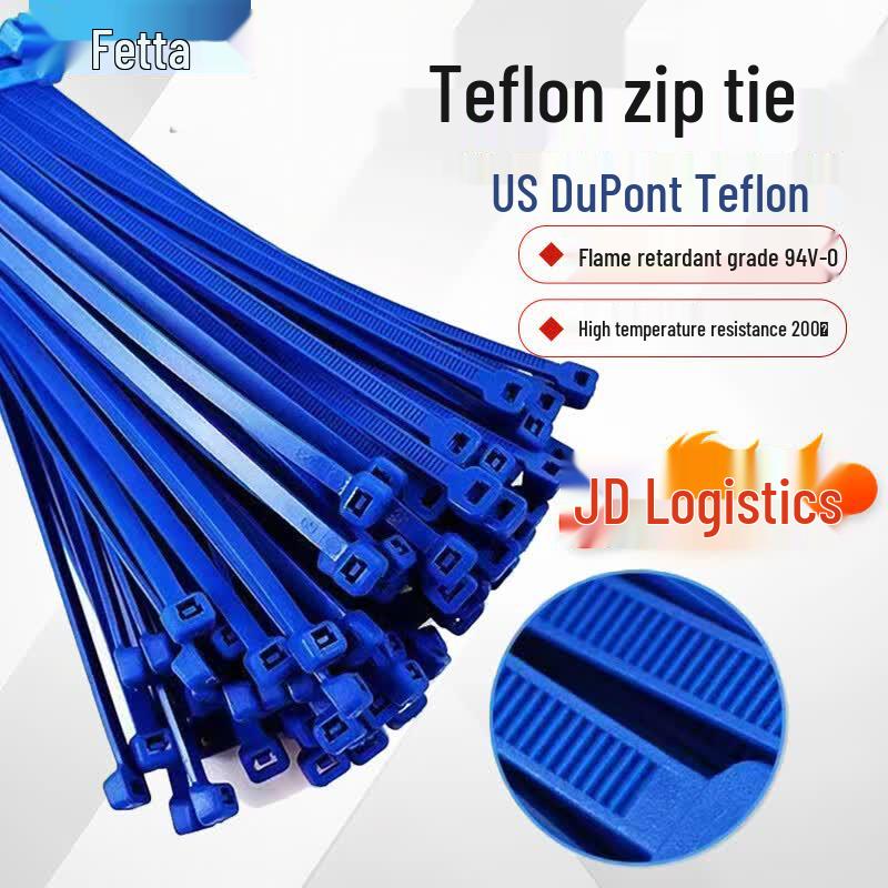 Fetta Industrial High-Temperature Teflon Cable Ties