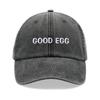 Кепка Good Egg Винтажная Стирка Хлопок Унисекс Папина Кепка Регулируемая Смешная Выцветшая Спортивная Солнце День Отца День Матери Смешная Шутка Мама