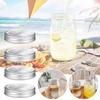 10pcs Storage Lids 304 Stainless Steel Mason Can Practical Mason Bottle Lids Home
