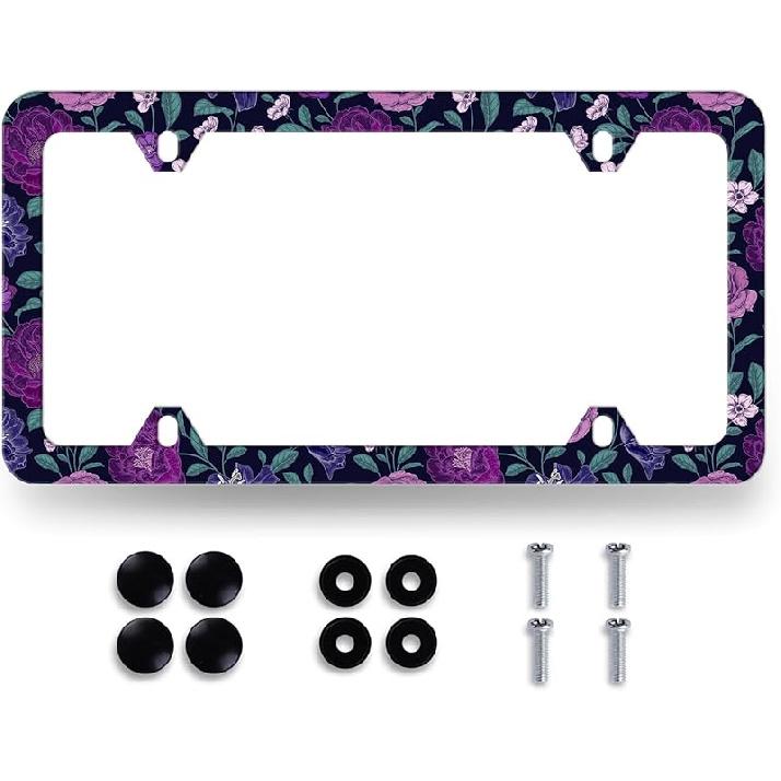 Funny License Plate Frame Hit Me I Need The Money License Plate Holder Stainless Steel License Plate Car Accessory Personalise License Plate