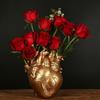 Anatomical Vase Resin Ornaments Art Style Flower Plant Container Heart Shape Flower Vase  Farmhouse