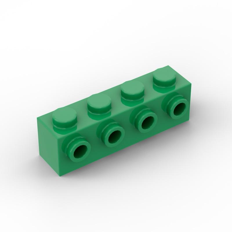 КИРПИЧ 1X4 Ш. 4 ручки, 30 шт., модифицированные, совместимые с самоблокирующимися кубиками 30414, строительные блоки, аксессуары для игрушек.