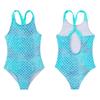 Детские цельные купальники для девочек без рукавов с широкими бретелями и принтом, купальный костюм