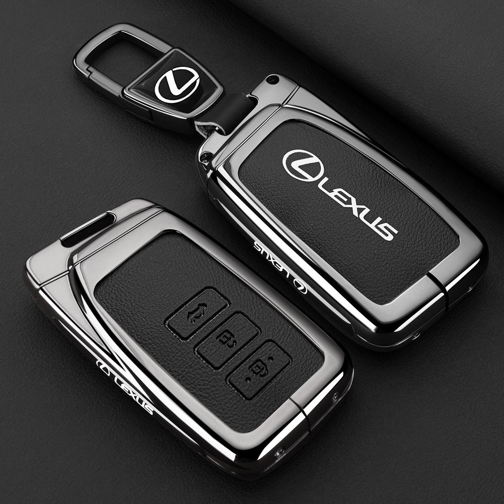 DJSZ3 Zinc alloy Leather Car Remote Key Case Cover Keychain For Lexus NX GS RX IS ES GX LX RC 200 250 350 LS 450H 300H Accessories