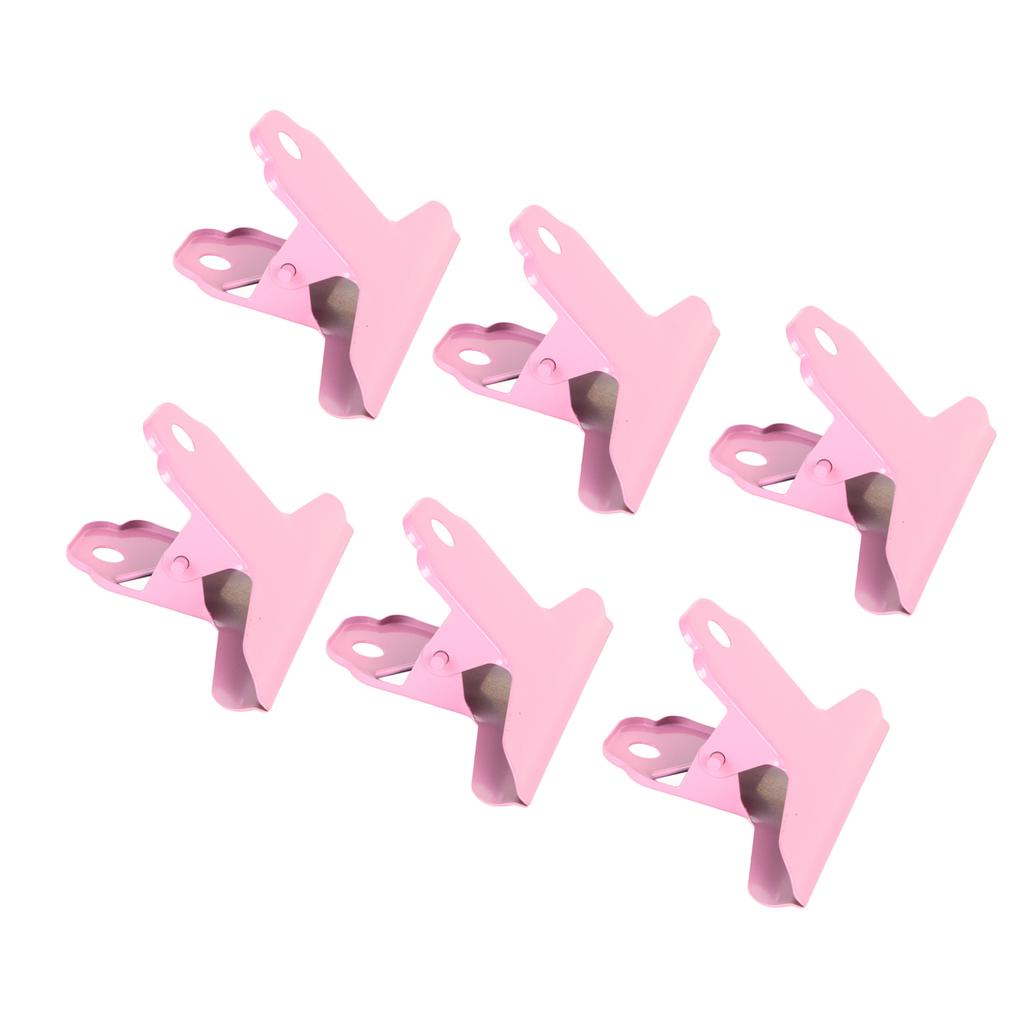 10pcs Metal Clip Iron Large Clip Strong Clamping Force Paper Clips for School Tickets Photos