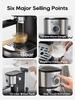 HiBREW Espresso Coffee Machine Cafetera Semi Automatic Coffee Maker 20Bar Visual Temperatura H5A