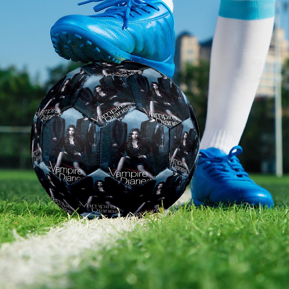 Vampire Diaries Theme Size 5 Soccer Ball, Suitable for Both Indoor and Outdoor Matches, a Gift Suitable for Everyone.