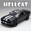 1:32 Hellcat Lambor Revuelto Модель автомобиля Сплав Литье под давлением Игрушка Двери открываются Звук Свет Оттянуть Назад Миниатюрное транспортное средство Друг Модный подарок