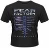 Черная классическая футболка в стиле рок и металл унисекс Fear Factory Demanufacture