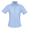 SOLS Womens/Ladies Elite Oxford Short-Sleeved Blouse