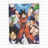 Dragon Ball Knitted Blanket Flannel Anime Son Goku Soft Throw Blankets for Bed Bedroom Quilt