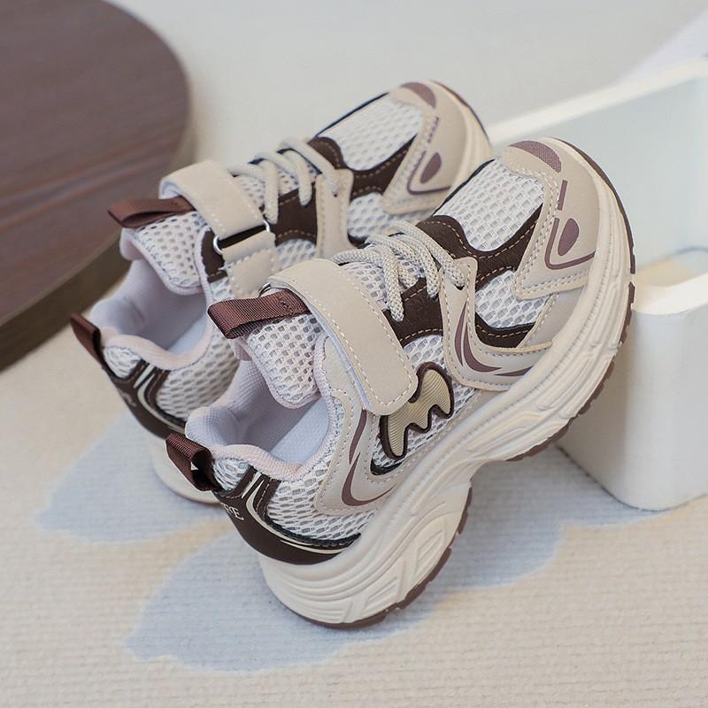 Kids Breathable Mesh Running Shoes Girls Boys Lightweight Comfortable Sneakers Outdoor Walking Sport Footwear