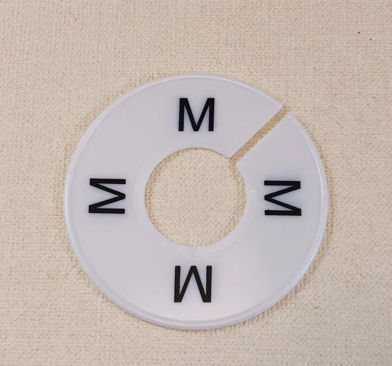 Разноцветные круглые разделительные кольца размеров XXS-XXXL, возможна индивидуальная печать