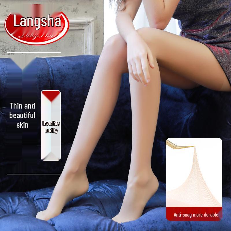 LANGSHA Женские прозрачные колготки, устойчивые к зацепкам