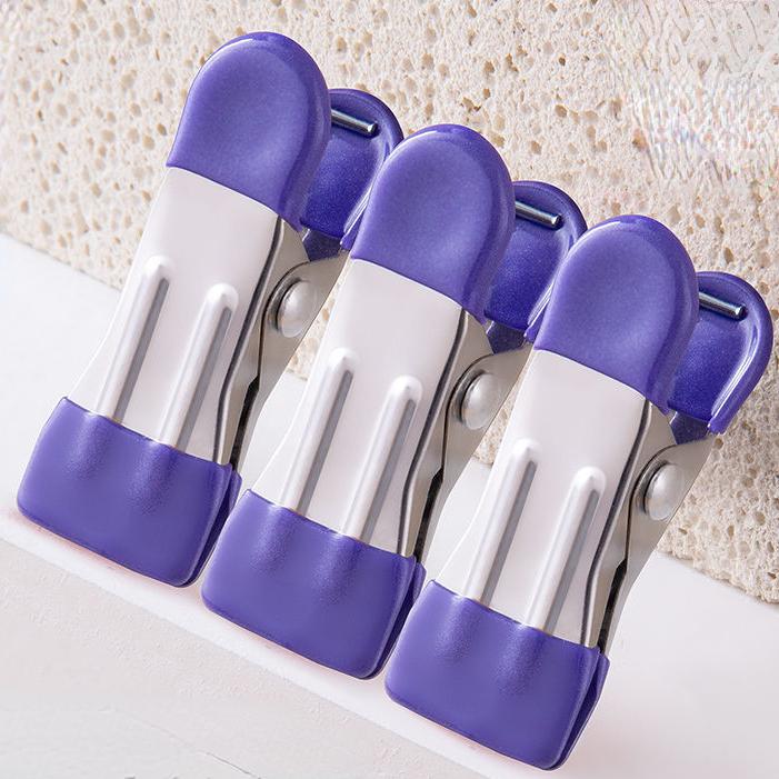 10Pcs Multifuction Clothes Pins Clips Clothespins Bag Clips Photo Clips Food Clips Stationery Clip Household Supplies AVE