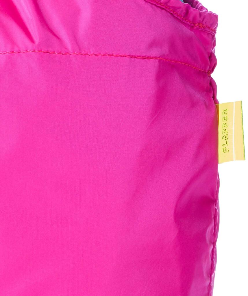 Foldable Eco Pink [Flapper] Bag, Large, Neon, Women's,