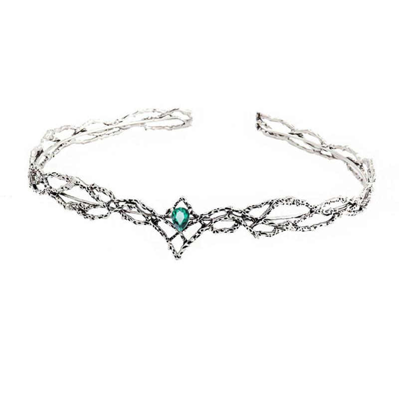 1 шт., головной убор для косплея, королевская корона, круглая корона эльфов, конкурс красоты, королевская корона, аксессуары для волос