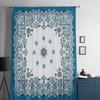 Бандана Синий Узор Тюль Прозрачные Шторы для Гостиной Украшения Шторы для Комнаты Спальня Кухня Вуаль Органза Шторы