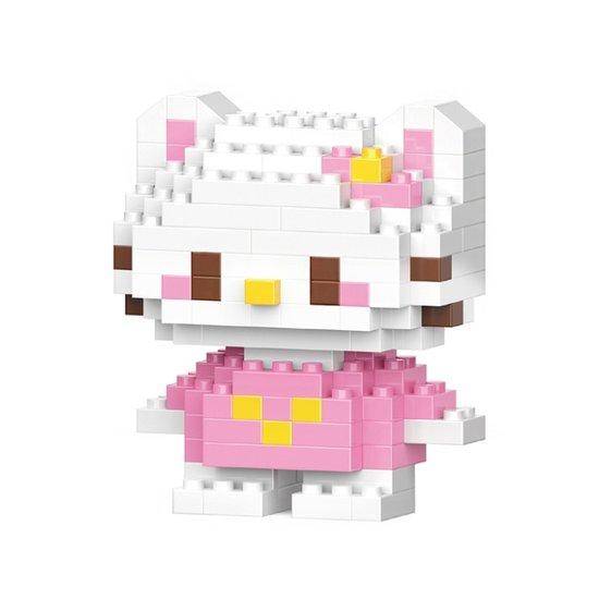 Мини-конструктор Nanoblock Розовый кот-ленточка 146 деталей (ШТ)