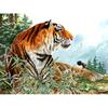 5D DIY Diamond Painting Tiger Diamond Embroidery Mosaic Cross Stitch Rhinestone Decor