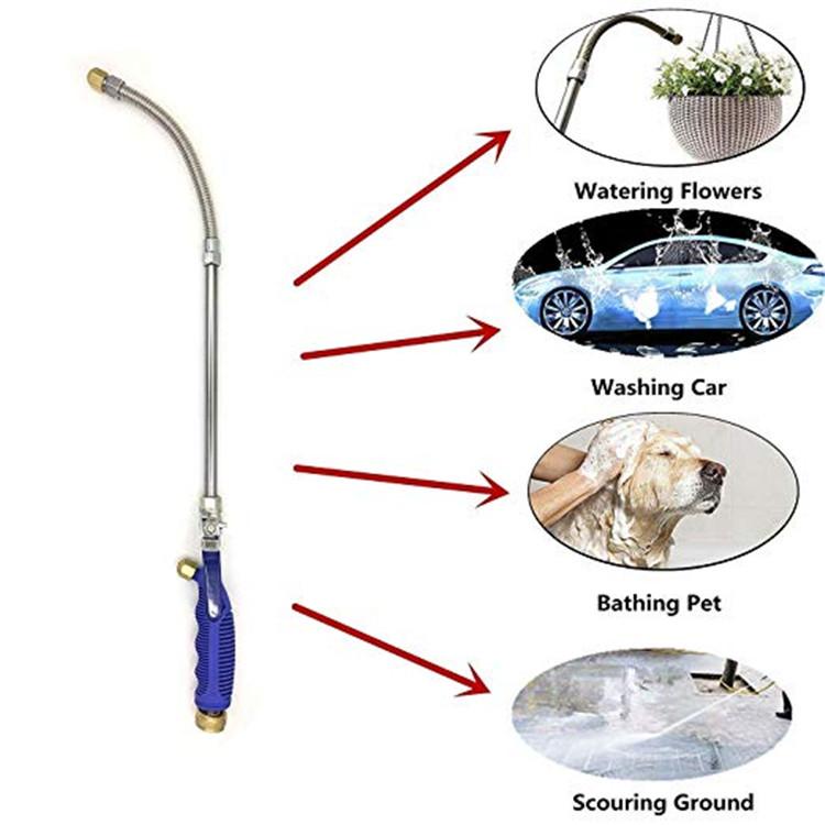 Power Washer Wand High Pressure Car Water Gun Hose Attachment Nozzle Flexible Glass Cleaner Extendable Garden Watering Sprayer