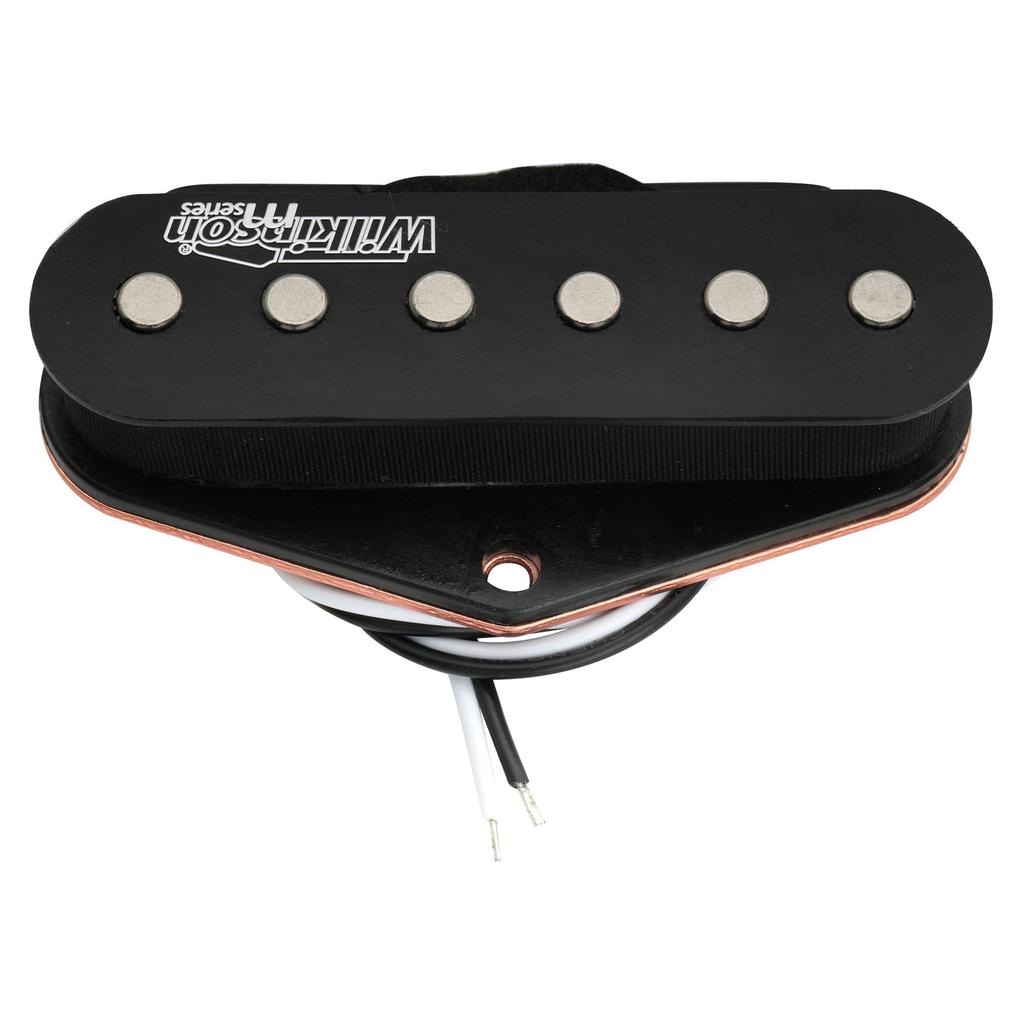 Wilkinson WOV Vintage Alnico 5 Telecaster Pickup with PU Bridge for TL Electric Black Guitar,