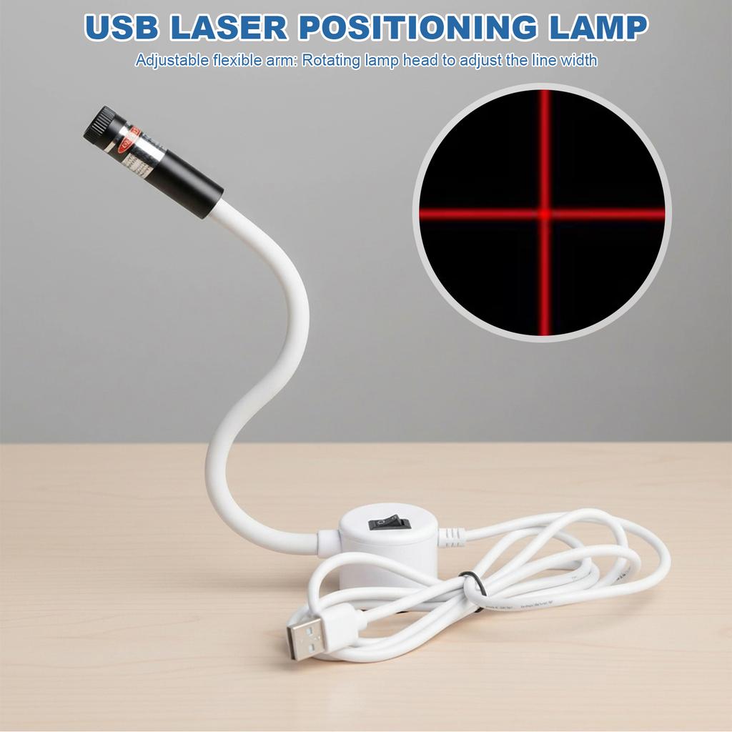 USB Магнитный Лазерный Направляющий Красный Лазерный Позиционирующий Свет для Швейной Машины, Пэчворка, Рукоделия, Выравнивания Рабочего Стола