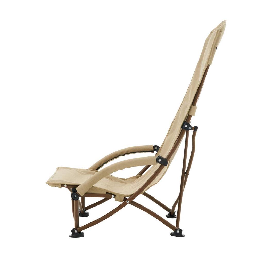 LOGOS Tradcanvas Portable Cross-legged Chair (73173160) - Foldable Camping Chair for Outdoors