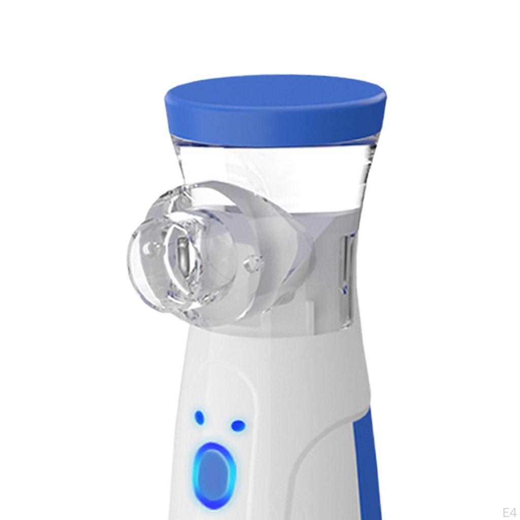 Ручной паровой ингалятор с мундштуком, сетчатые небулайзеры для домашнего использования, при астме, кашле, зеленый