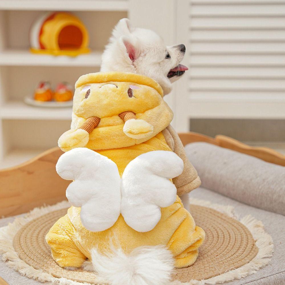 Милая пчелка, одежда для щенков, жилет, утолщенное пальто для плюшевого мишки, модная одежда для домашних собак, товары для питомцев
