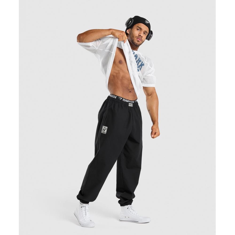 Gymshark Футболка свободного кроя в сетку белого цвета A5a5j Wb57