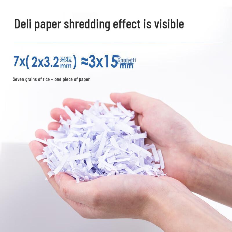 Deli GA666 Micro-Cut Office Paper Shredder CN plug (adapter included)
