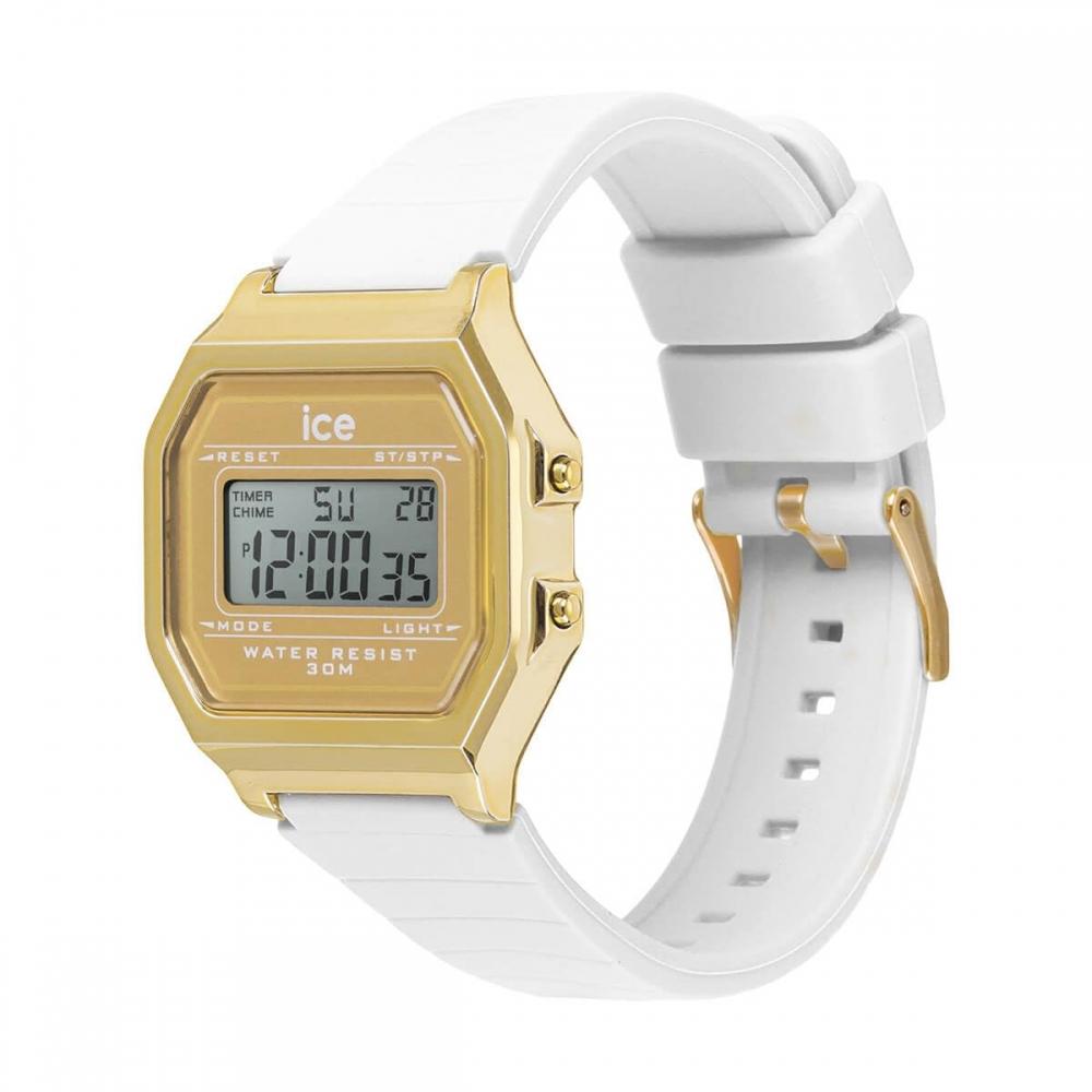 Авторизованный дистрибьютор [Ice watch] Часы Ice цифровые женские 022049 ice digit белое золото маленькие
