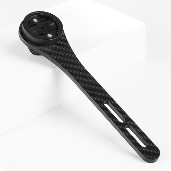 Крепление для велосипедного компьютера из углеродного волокна, легкое, универсальное, для горного велосипеда, шоссейного велосипеда, руль для компьютера, экшн-камера, держатель для фонаря, аксессуары для велосипеда