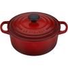 Signature Cocotte Ronde 20 см Вишнево-Красная Чугунная Голландская Печь