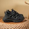 Sneakers Women Autumntime Thick Bottom Elevated Increase Mesh Breathable Casual Shoes Simple All-match Shoes for Women