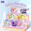 Sanrio Hello Kitty Цветочная корзина Конструктор Игрушка для девочек